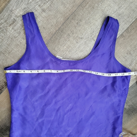 Dana Buchman Blue Silk Blouse M - Picture 3 of 3